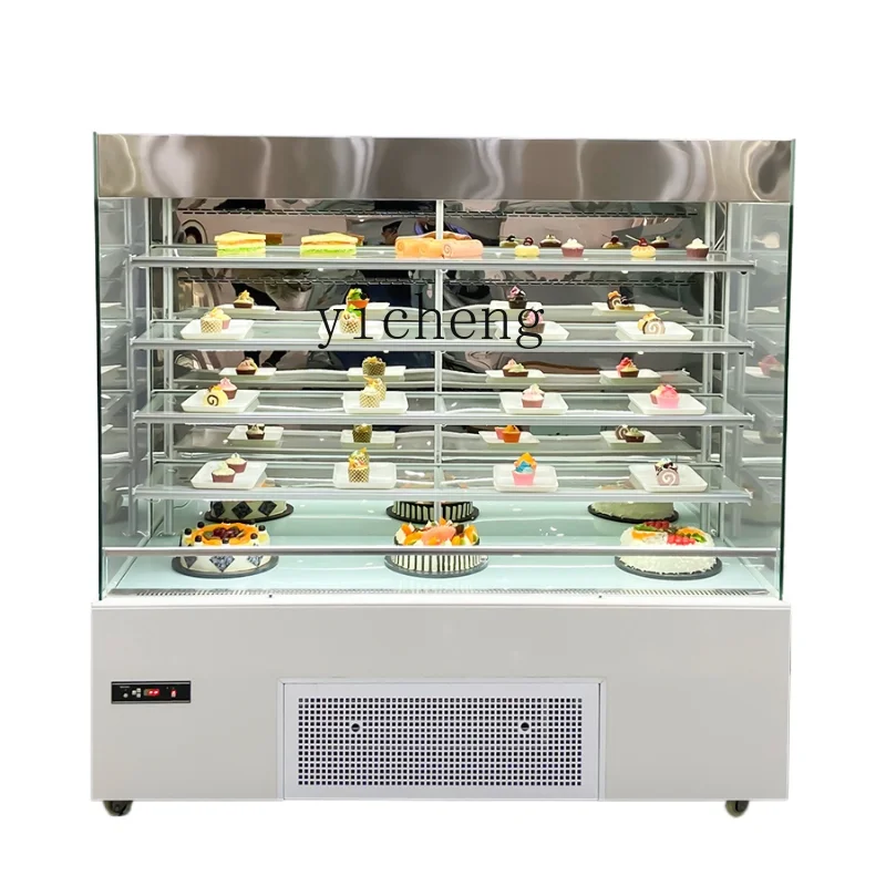 ZC Open Cake Show Case Commercial Vertical Multi-Layer Dessert Fruit Preservation Refrigerated Cabinet