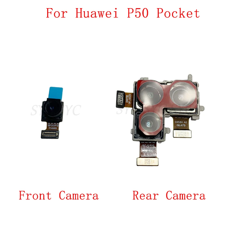Back Front Camera Flex Cable For Huawei P50 Pocket Rear Main Big Small Camera Module Repair Parts