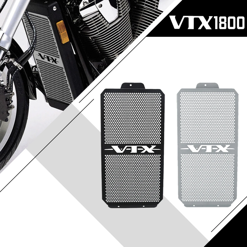 

For Honda VTX1800 VTX1800C VTX1800F VTX1800N VTX1800R VTX1800S VTX1800T 2002 - 2008 Motorcycle Radiator Grill Cover Engine Guard