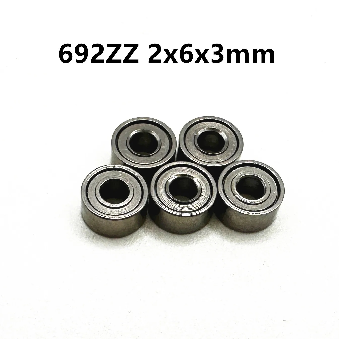 692ZZ L-620ZZ 2x6x3mm Miniature Deep Groove Ball Bearings Small Motor Model Bearings Computer Video Card Fan