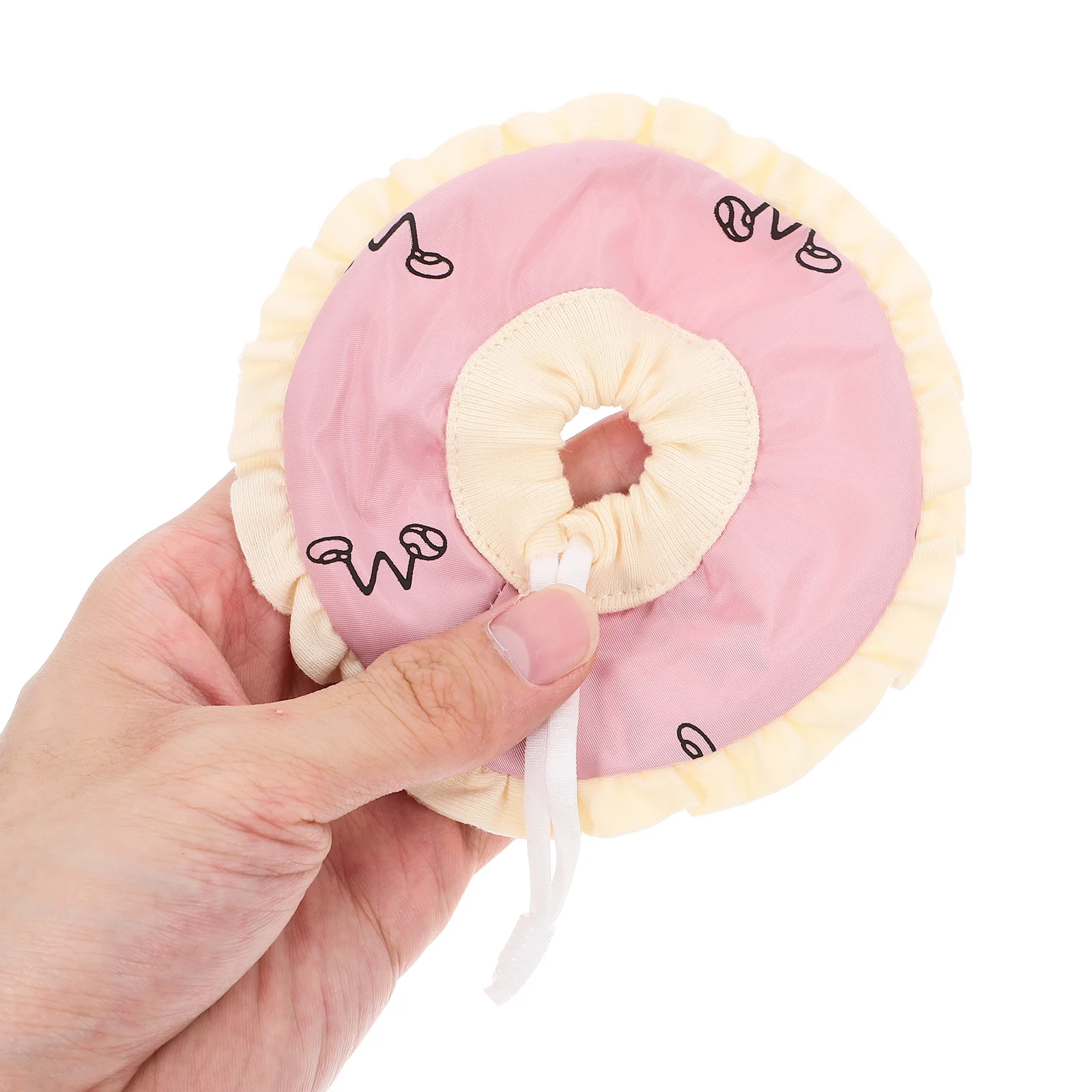 Small Pet Protective Ring Guinea Pig Cones to Stop Licking Collar Soft Supply Anti-licking Collars Anti-bite Rearview