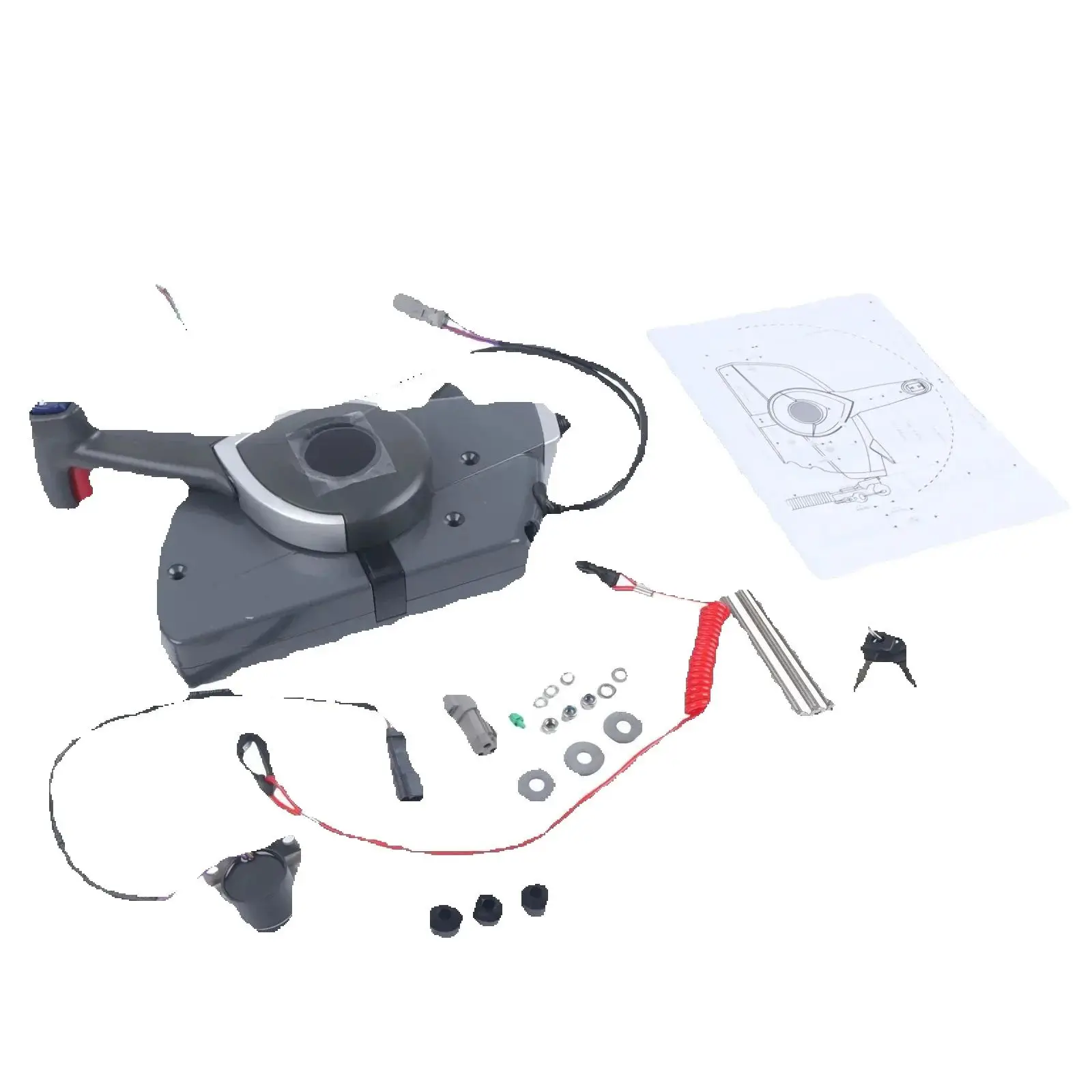 

1PC Control Box 5006180 FOR Johnson Evinrude OMC Side Mount Remote Control Box