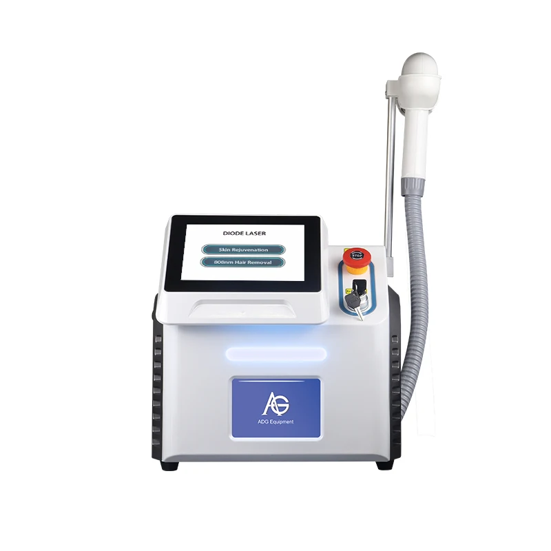 ADG German Bar Diode Laser Handle 3 Bands 755nm 808nm 1064nm Portable Hair Removal Machine -28℃ Painless Best cooling