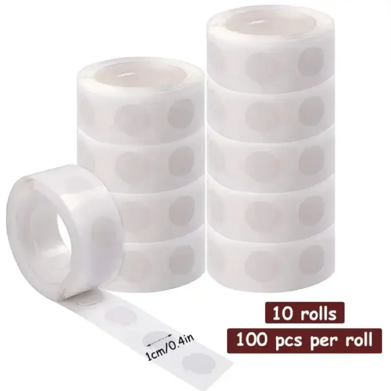 

Double Sided Clear Sticky Balloon Glue Dot Adhesive Tape for Balloons Stand Arch Ceiling Wall Birthday Wedding Decoration