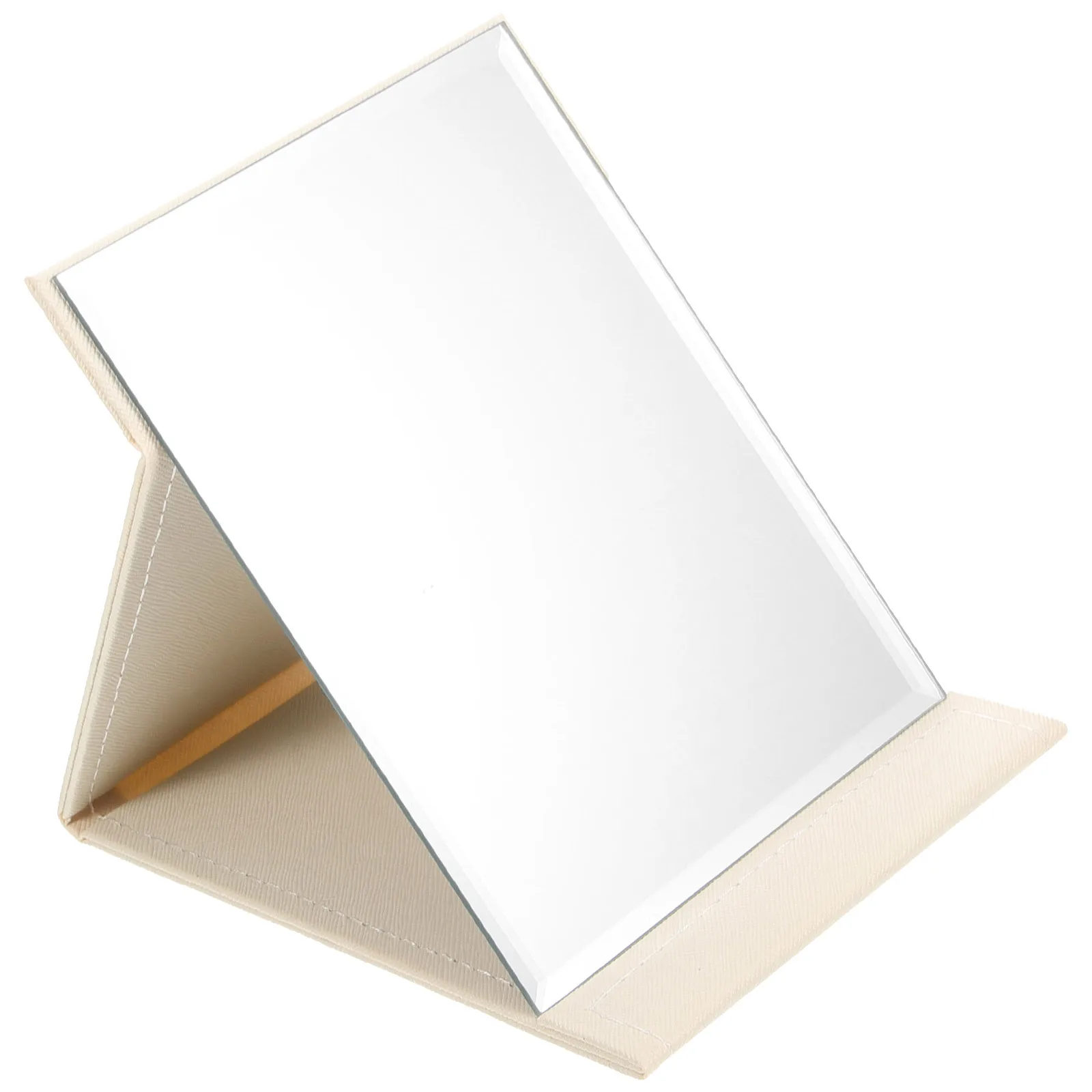 Składane lusterko do makijażu Przenośne duże lusterko kosmetyczne Regulowane do użytku na biurku, stoliku, w podróży Lusterka do makijażu