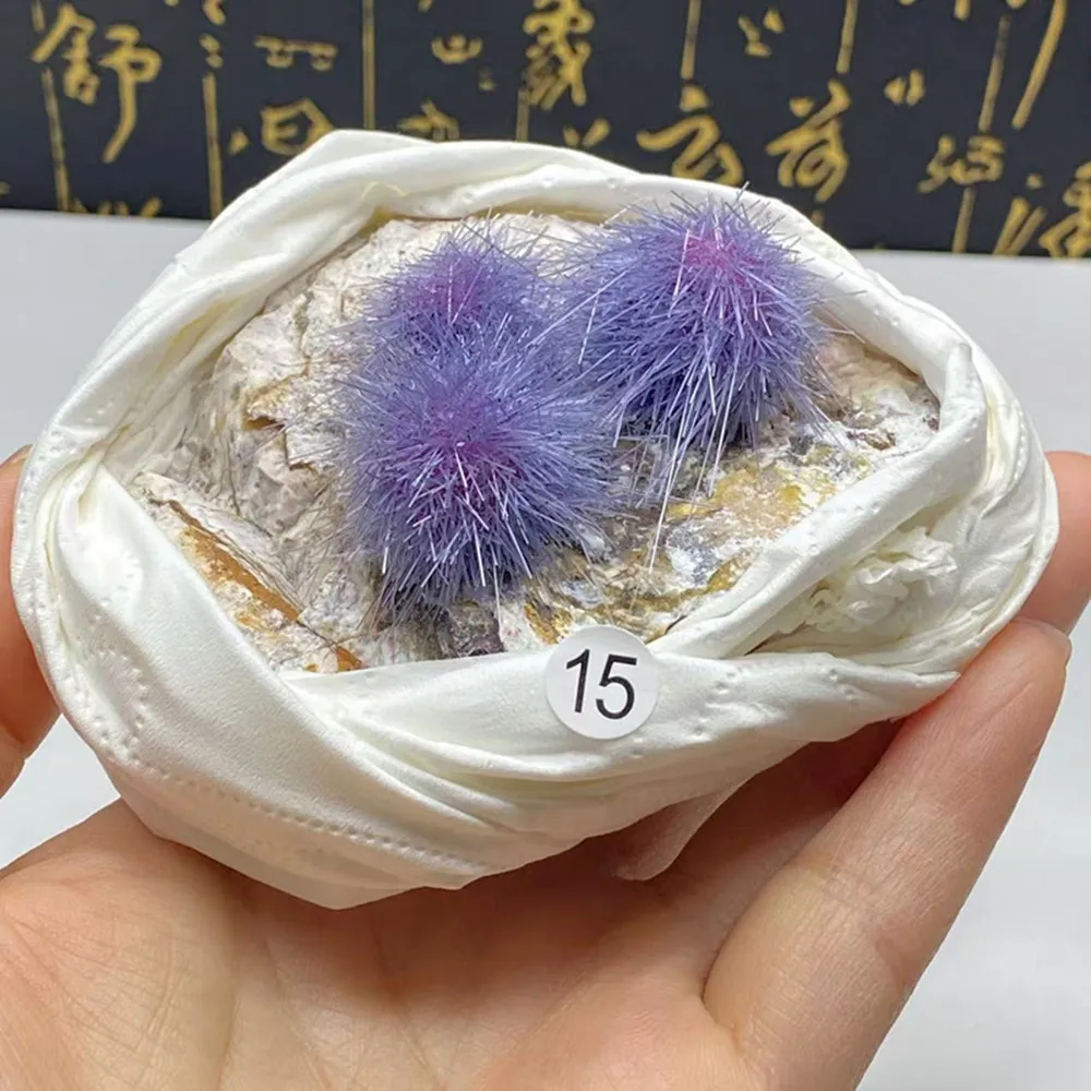 

Indian zeolite raw stone mineral specimen Mineral crystal gem collection stone decoration