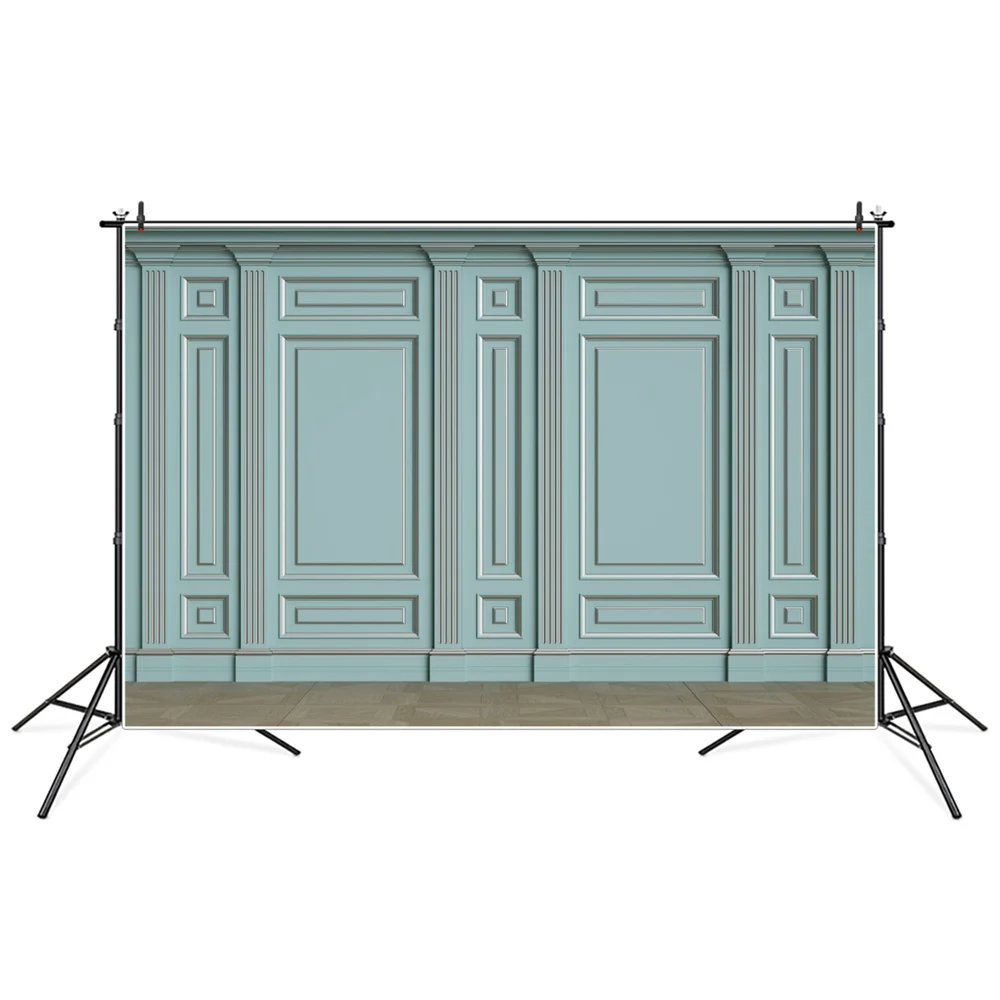 Fondali da parete con modanatura Vintage decorazione fotografica stanza pura interni personalizzati Baby Photocall Photo Background puntelli da Studio