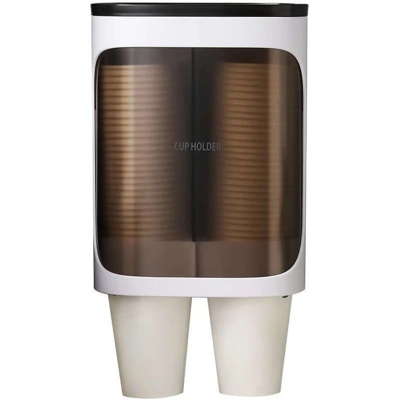 

Диспенсер для одноразовых стаканчиков Компактный автоматический держатель для бумажных стаканчиков и органайзер для дома/офиса