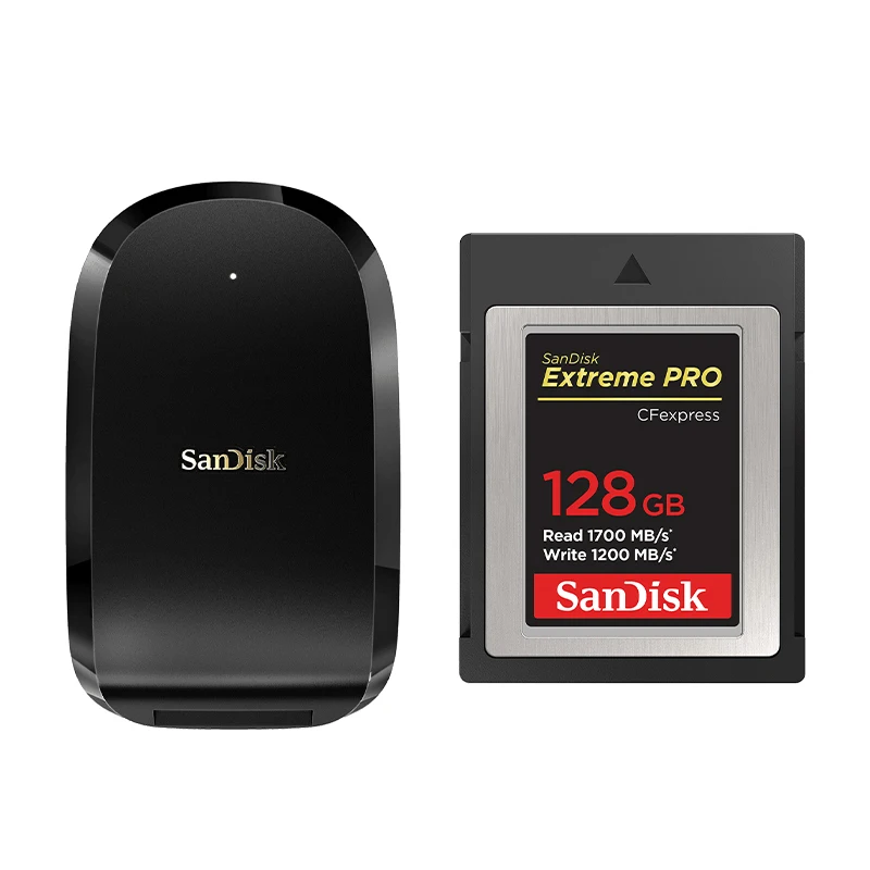 SanDisk-Extreme pro cf express type bカード,高速メモリ,4k,カメラ用