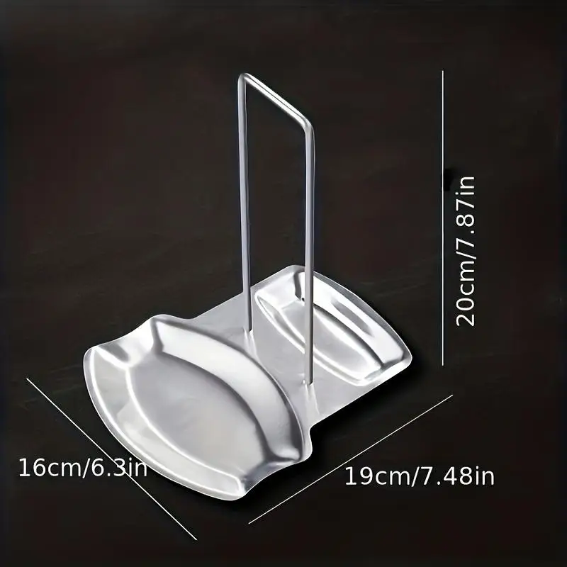 1pc Stainless Steel Pot Cover Rack Space Saving Storage Solution Non Punching Design Easy Disassembly for Kitchen Organization