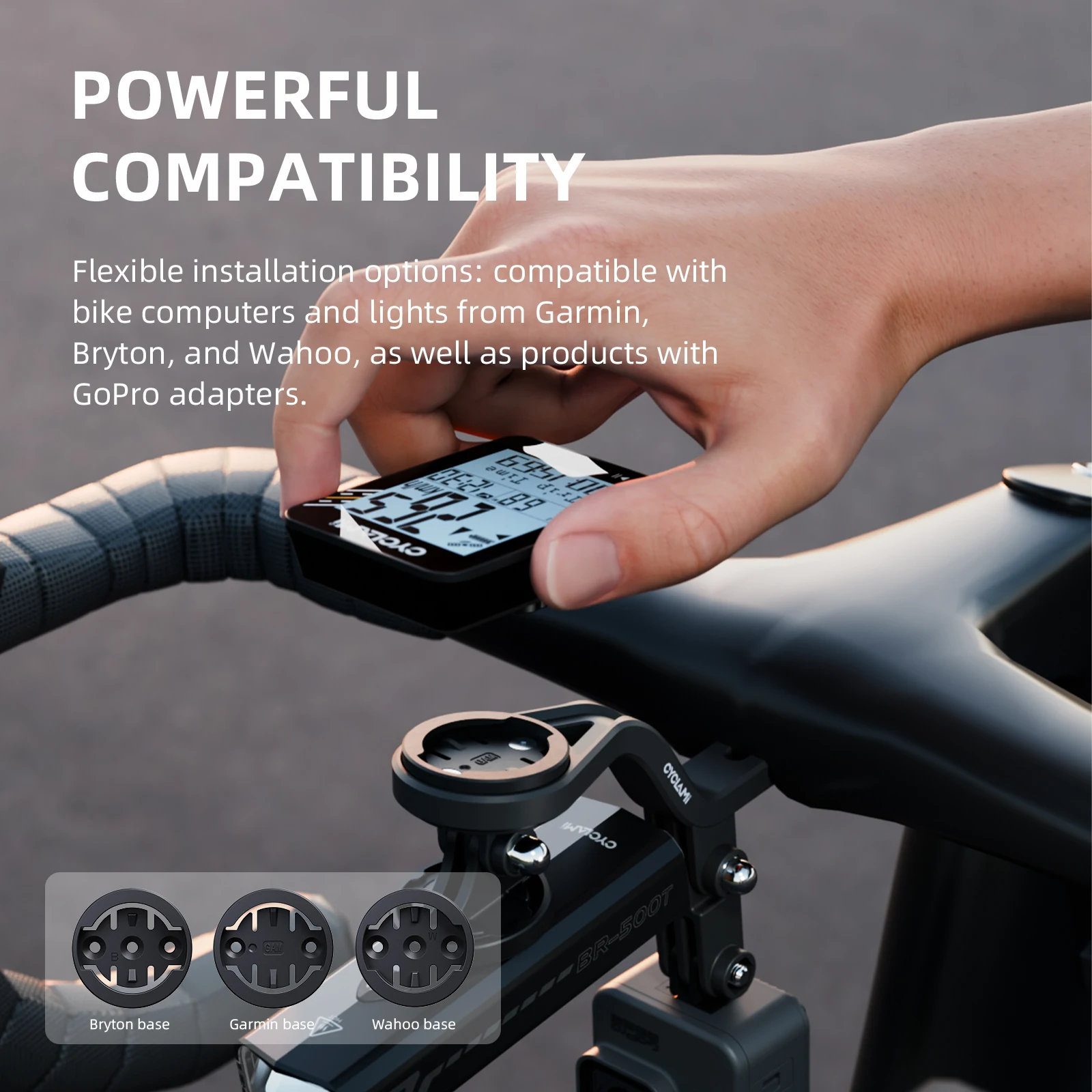 CYCLAMI Bike Mount Extender Sports Camera GoPro Headlight Bicycle Computer Bracket for Garmin Bryton Wahoo Cycling Accessories image 6