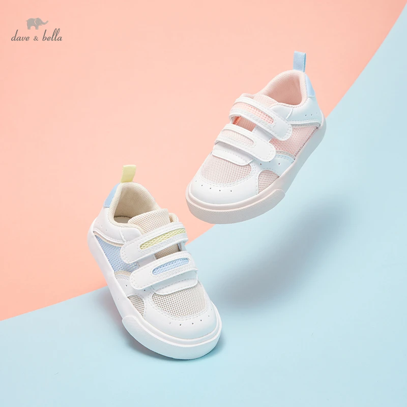 DB2222608 Dave Bella summer fashion baby unisex patchwork shoes casual children girls boys shoes