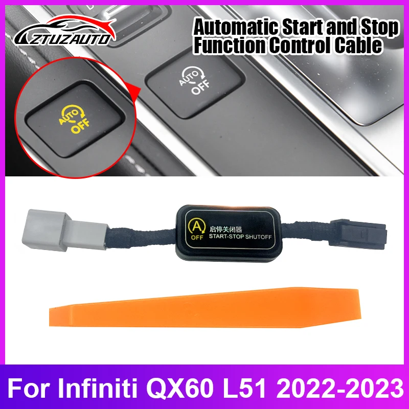 

For Infiniti QX60 (L51) G2 2022-2023 Car Auto Start & Stop Canceller Automatic Start Engine Eliminator Device Plug Disable Cable