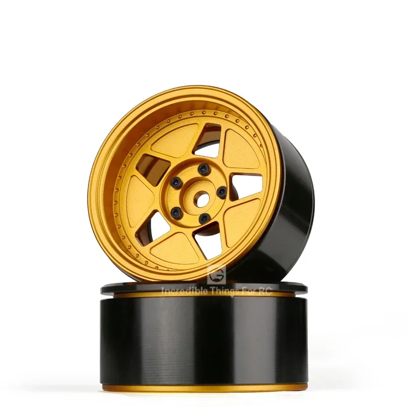 2.2 Inch Metalen Beadlock Wielen Hub voor 1/10 RC Crawler Auto Traxxas TRX4 Axiale SCX10 90046 D90 D110 Diy Onderdelen