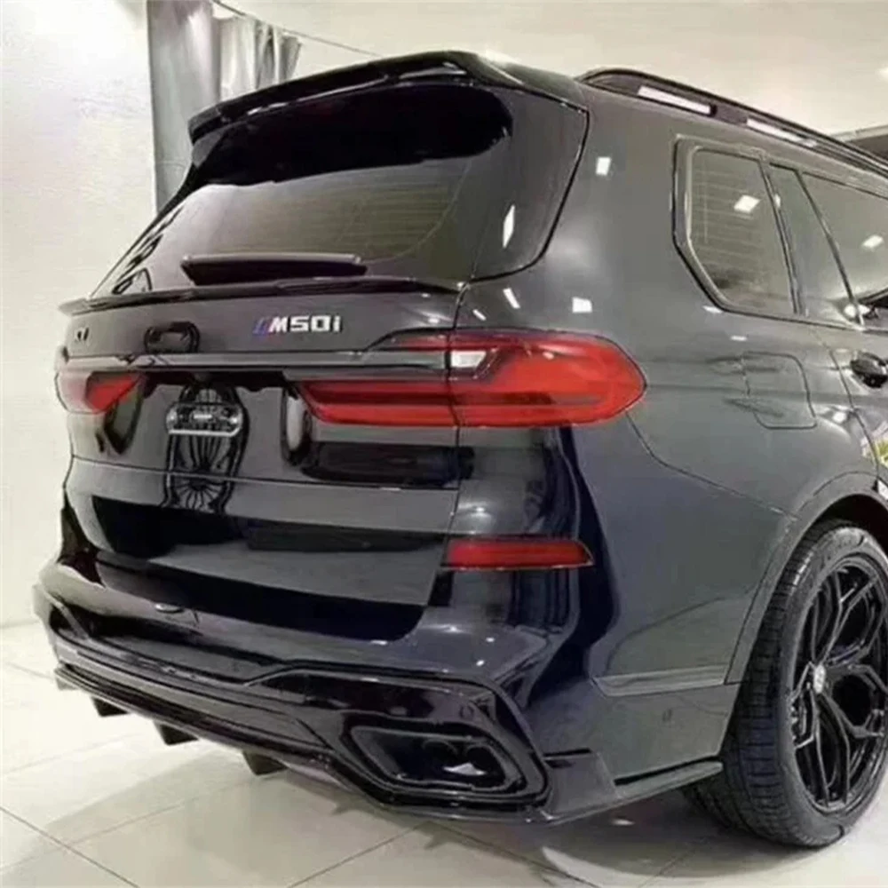 For BMW X7 G07 2019 20 21 22 23 24 Rear Center Tail Wing Trunk Cover Spoiler High Quality ABS Material Trim Exterior Accessories