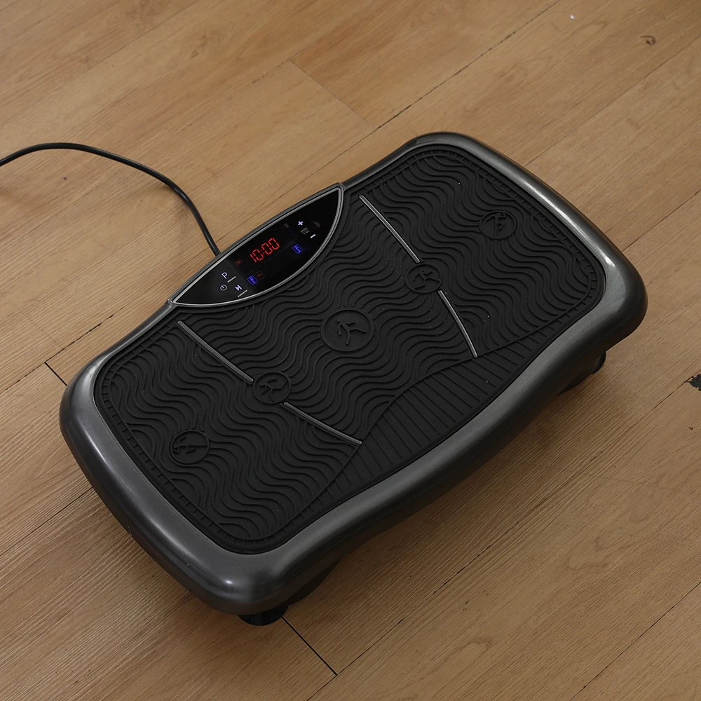 Home Use Whole-Body Fitness Platform Electromagnetic Vibrating Exercise Plate for Workout