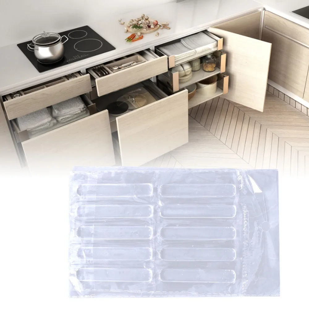 50pcs Self-Adhesive Cabinet Door Bumpers Waterproof Extra Long Wall Protector Guards Soft Close Dampers Cabinet Protection