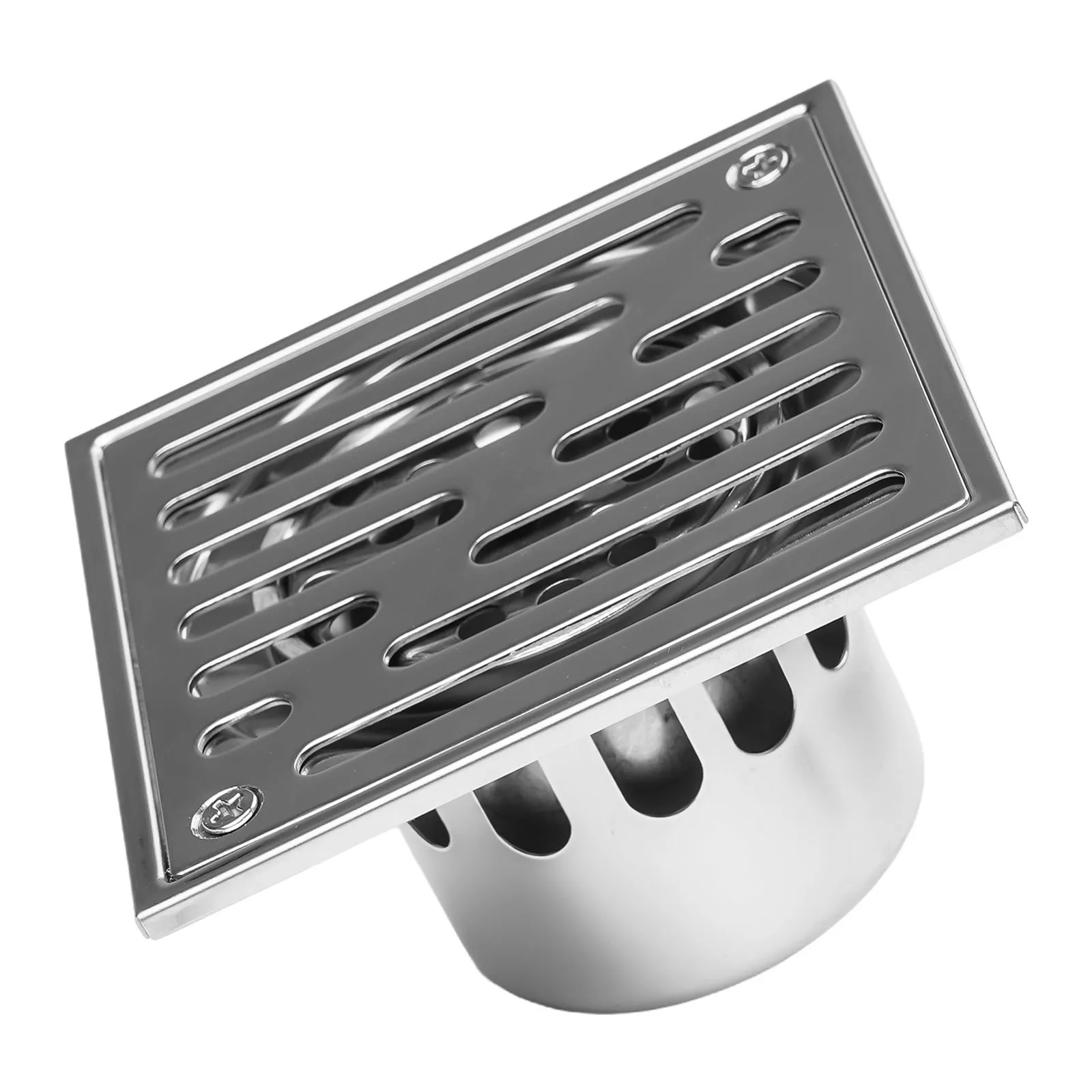 

Bathroom Drain Heavy Duty Drain 110*110mm Outdoor Yard Drain Fast Water Drainage Rate Long-Lasting Performance