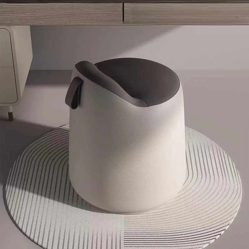 

Makeup stool modern light luxury simple high-end dressing table stool bedroom living room shoe changing stool minimalist