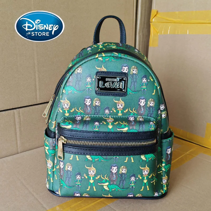 

Мини-рюкзак Disney LOKI для женщин, рюкзаки из искусственной кожи с героями мультфильмов