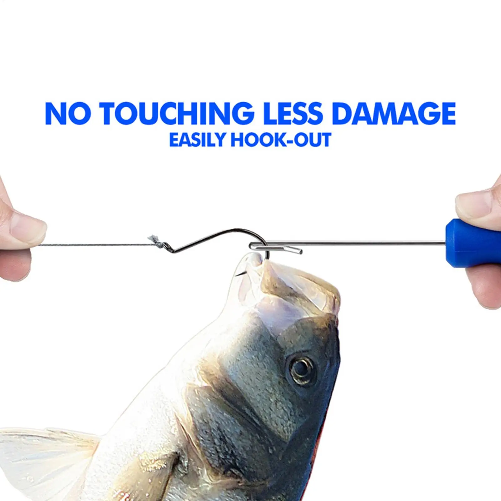 

Инструмент для удаления рыболовных крючков, 2-х шт., инструмент для снятия крючка, для сома, озер, реки, водорослей, соленой воды, пресной воды, для мужчин, папы