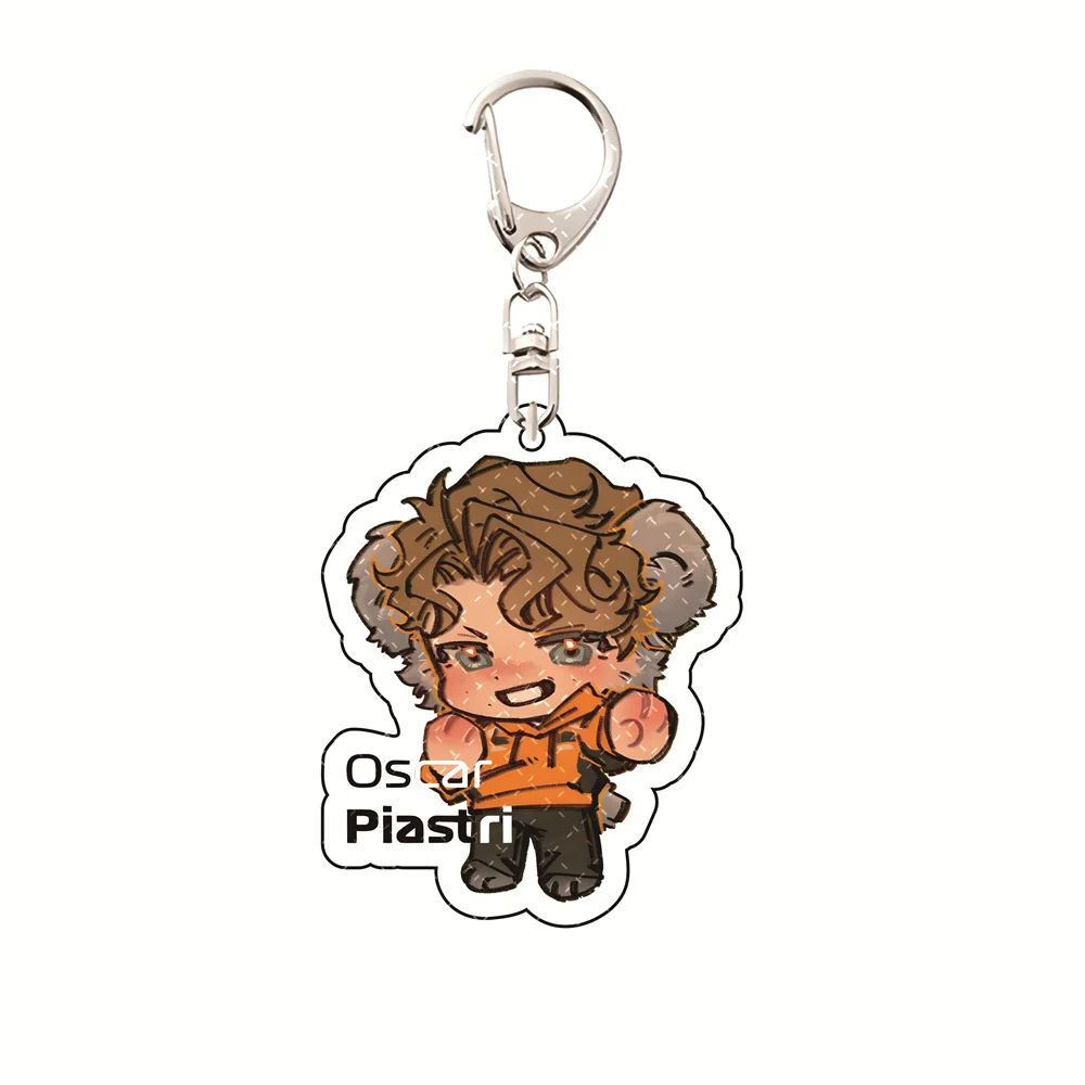 Fast Furious 5cm Acrylic Keychain Recer Racing Driver Cartoon - Cute Bag Hanger Decor Keyring Jewelry Gift