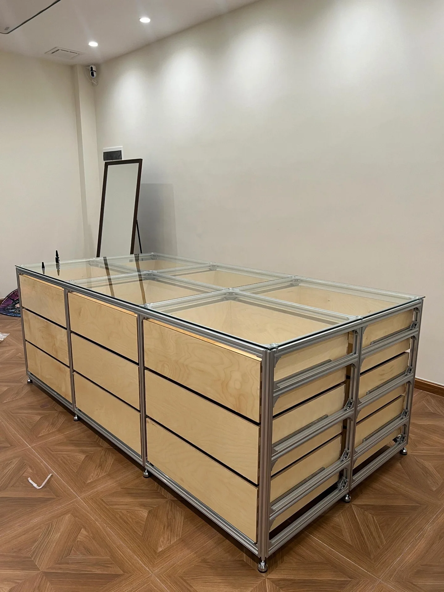 Birch Ocean Board Storage Cabinet Office Data File Cabinet Grocery Cabinet Coffee Shop Shelf Locker