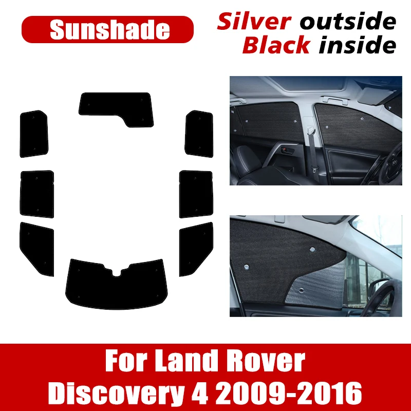 

Sunshades For Land Rover Discovery 4 LR4 L319 2010-2016 Sunshade Sun Auto Anti-UV Window Visor Summer Windshield Car Accessories