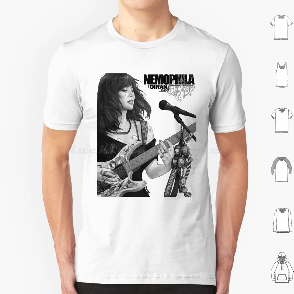 Saki Nemophila T Shirt 6xl Cotton Cool Tee Music Pop Metal Band Group Womens Saki Mayu Muratatam The Best Girls Oiran Japanese