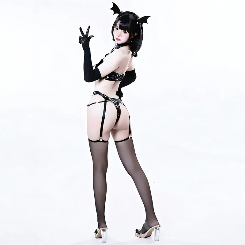 Sexy Japanese Devil Girls Cosplay Costumes Halloween Anime Demon Women Role Play Uniform Adults Sex Porn Erotic Lingerie Outfits