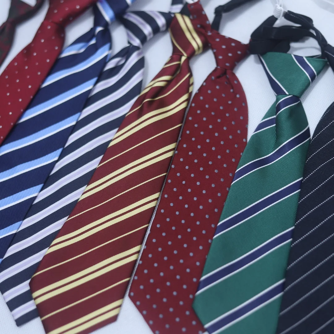 

Tie JK Uniform Striped Tie No Tie Women's Korean Style Short Sleeve Straight Leg Pants School Uniform Accessories