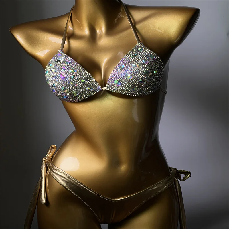

2022 Venus Resort Diamond Bikini Bandage Swimsuit Summer sexy woman swimsuit Beach diamond bikini