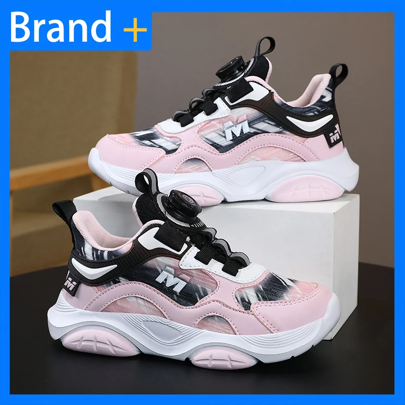 

Детская спортивная обувь для девочек, удобная повседневная обувь, новые легкие модные спортивные теннисные туфли с мягкой подошвой, противоскользящие повседневные детские кроссовки