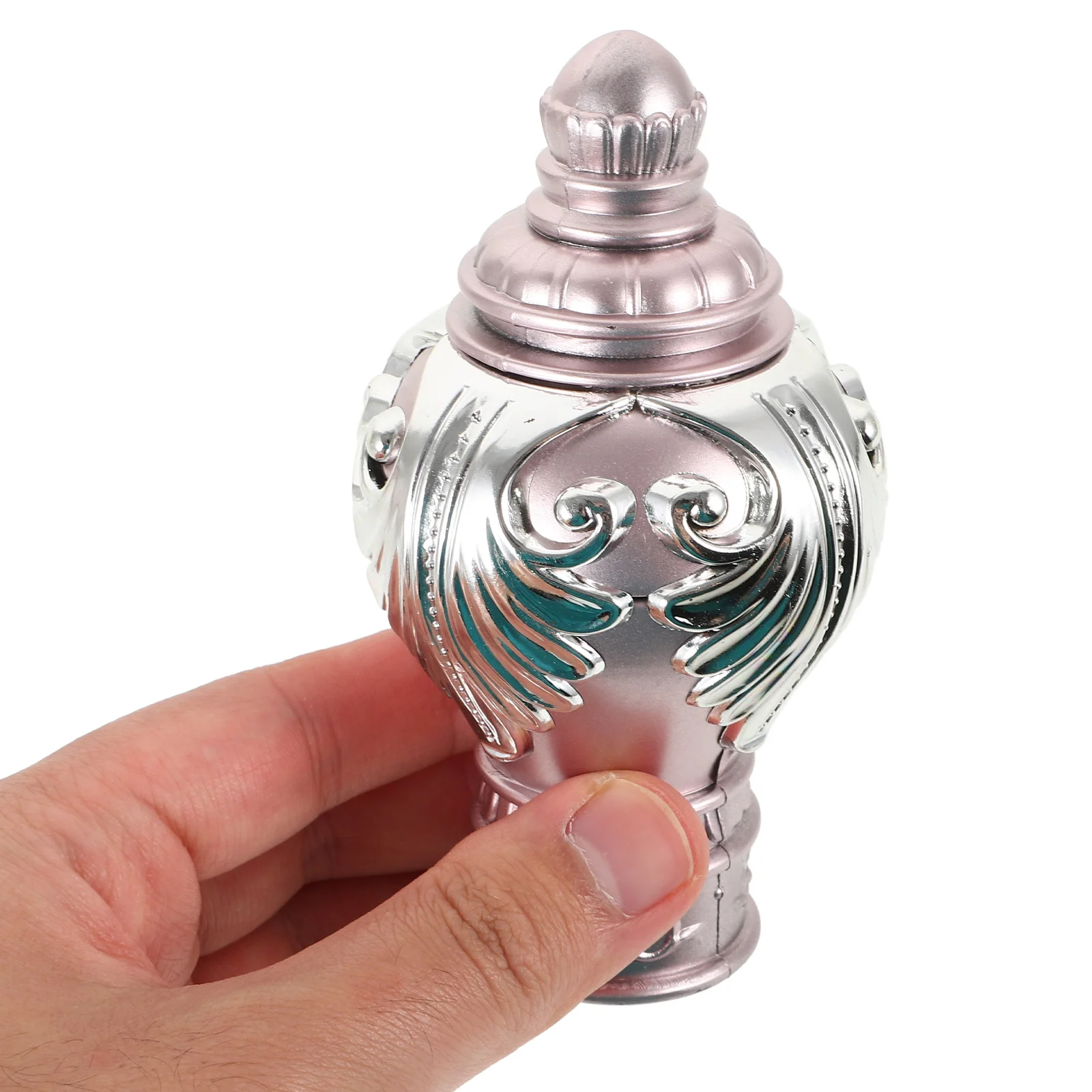

10 Curtain Rod Decorative Heads Silver Modern Window Drapery End Finials Fits Most Rods Simple Design Material Versatile