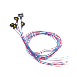 12pcs Ho 1:87 Scale Spotlight Model Outdoor Billboard Lamp Architecture Building Materials for Diorama