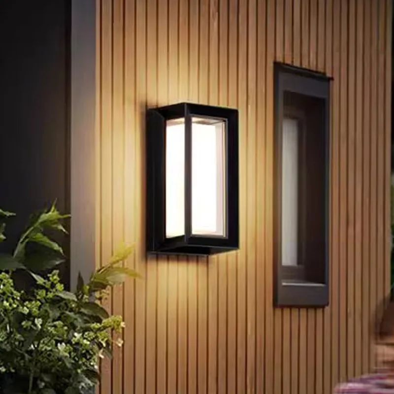 

Led Outdoor Wall Lamp Led Waterproof Wall Light Outdoor Porche Led Light Aluminum Porch Garden Lights Outdoor Indoor Lighting