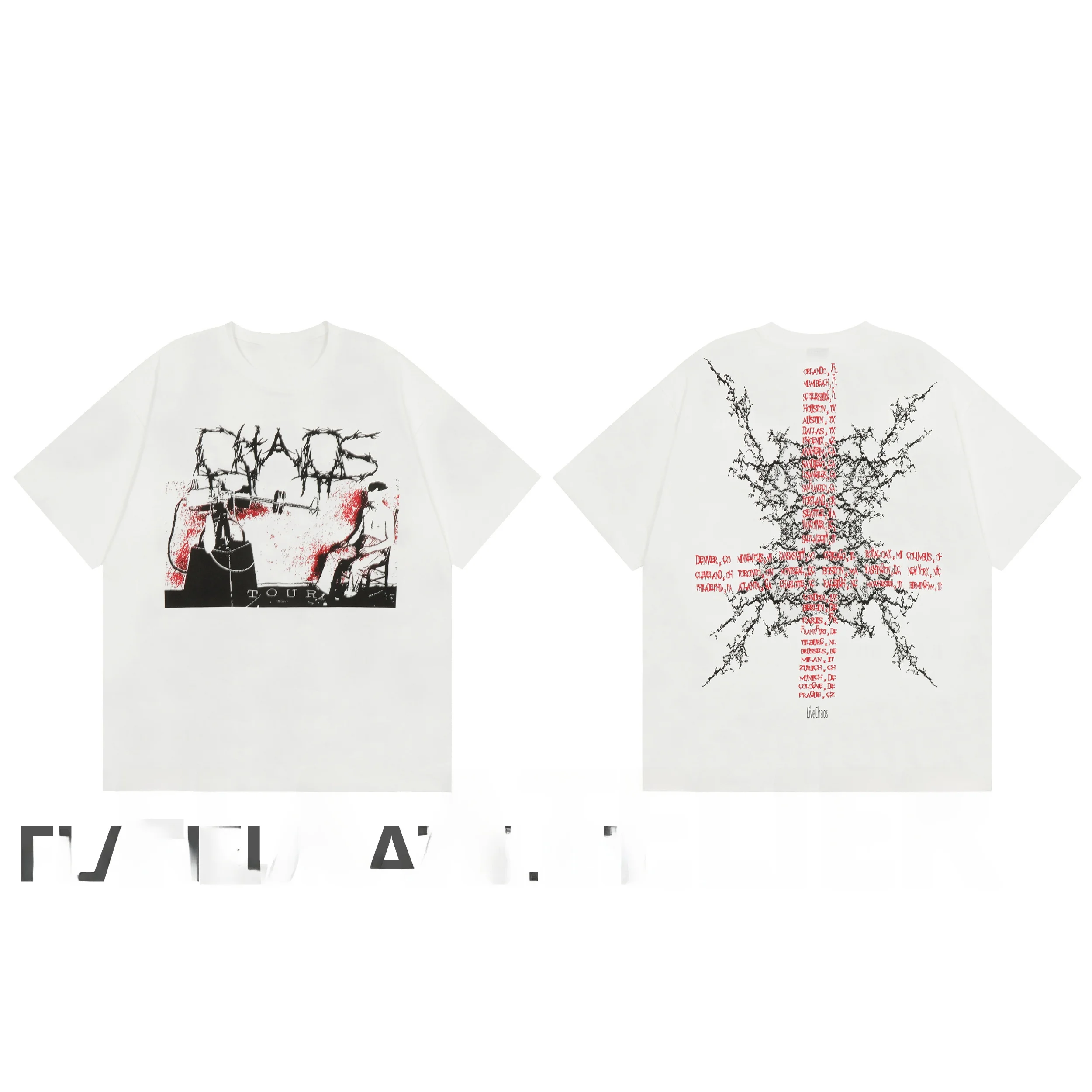 

Мужская футболка KK Ken Carson с коротким рукавом, повседневная, хлопковая, летняя, модная, с круглым вырезом, свободного кроя, для повседневной носки