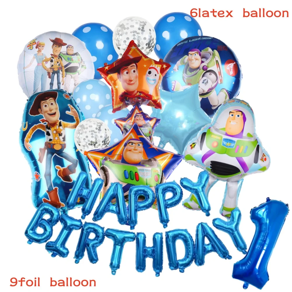 

Воздушный шар-цифра 32 дюйма «Ковбой из «Истории игрушек»» для дня рождения, вечеринки, детского праздника, украшения для вечеринки, подарки для малышей, игрушки