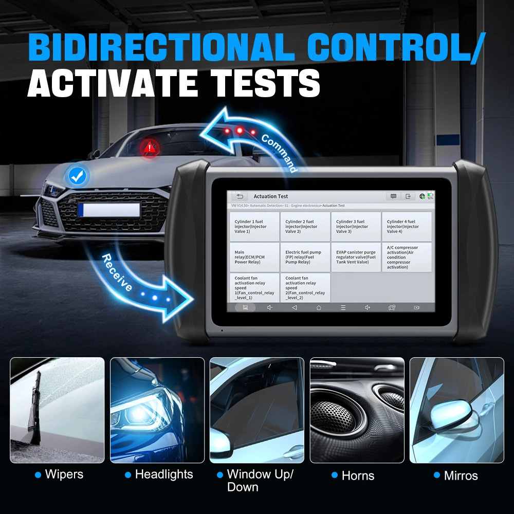 Picture 7: XTOOL IK618 IMMO Key Programming Tools With KC100 For Add Key All Key Lost, Backup IMMO Data Programmer Key ECU Coding Full Systems Car Diagnostic Tool CAN FD FCA Autoauth, 2 Years Free Update