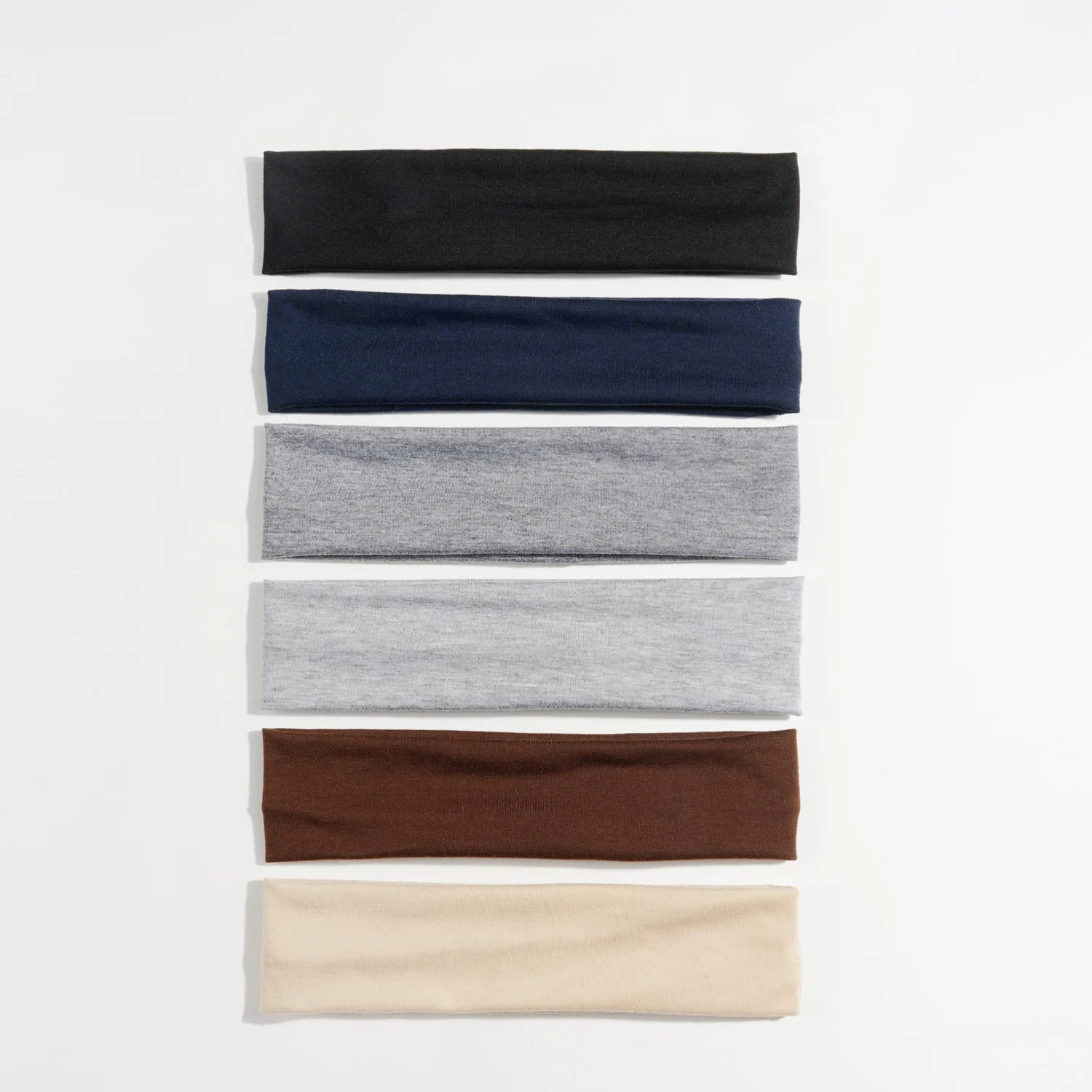 4Pcs/Set Fashion Knitted Hair Bands Women Solid Color Wide Elastic Headband Sport Yoga Hairband Soft Wash Face Makeup Headwrap image 2