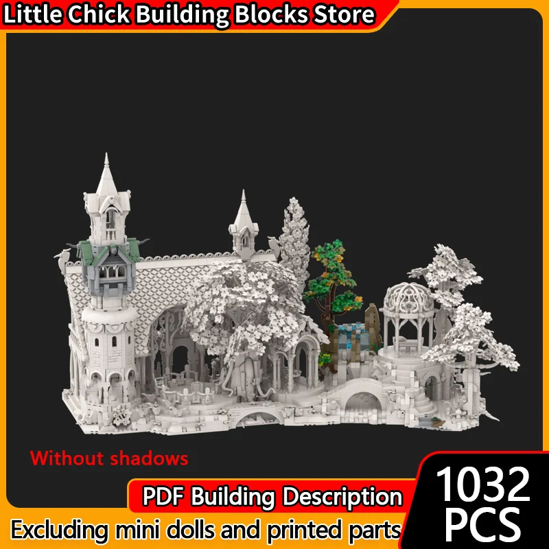 

Популярная киномодель MOC, строительные кирпичи, классическая сцена из фильма, модульная технология, детские праздничные подарки, сборные игрушки, костюм