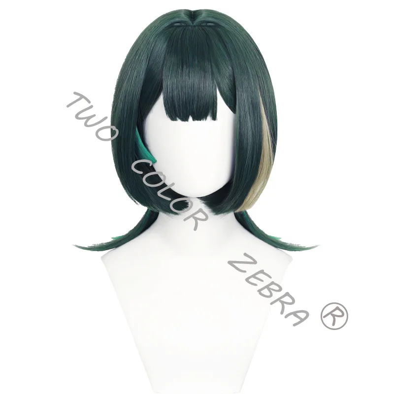 Game Genshin Impact Nefer Green Unifrom Cosplay Costume Shawl Teal Top Skirt Cape Wig Set Halloween Comic Con Party Roleplay view 6