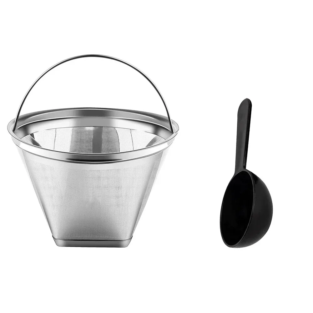 Filter Size 115 * 87 * 55mm Reusable Coffee Filter Environmentally Friendly Fine Filtration Heat Resistant For Camping