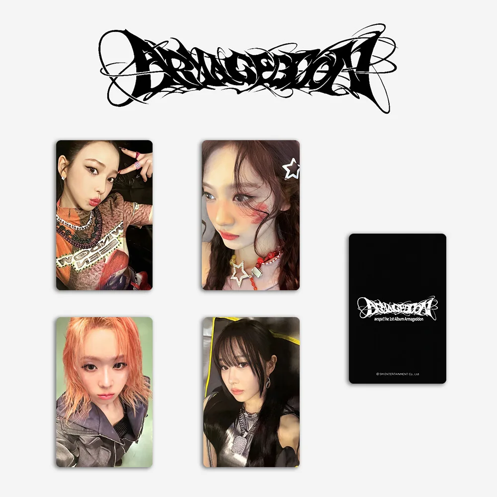 KPOP WINTER NINGNING Regular Album Armageddon Starriver Special Card KARINA GISELLE Peripheral Photocards Fans Collection Gifts