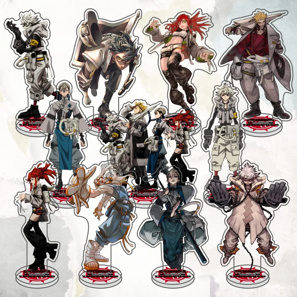

Anime Manga Gachiakuta Acrylic Stand Model Plate Keychain Rudo Enjin Zanka Riyo Jabber Desk Decor Collection cosplay fans gifts