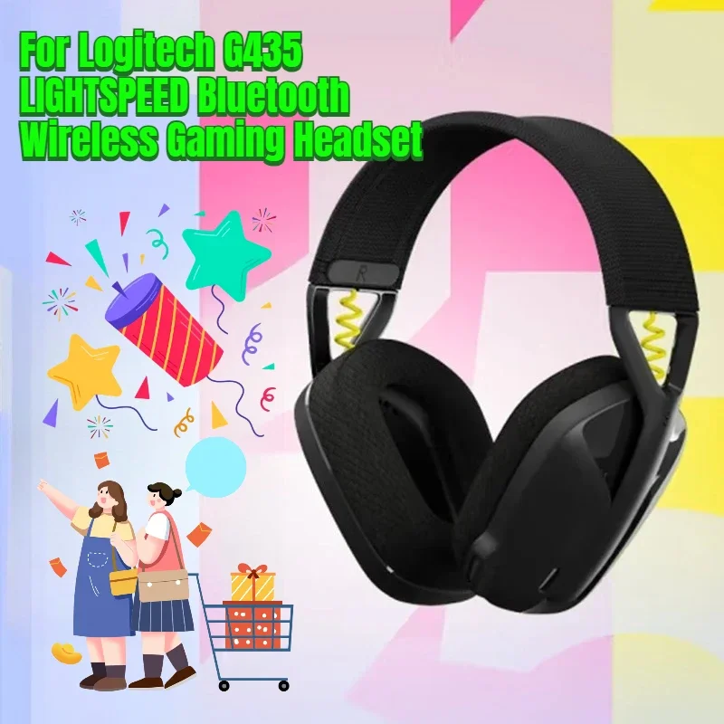

For Logitech G435 LIGHTSPEED Bluetooth Wireless Gaming Headset Surround Sound Headphone Over-Ear
