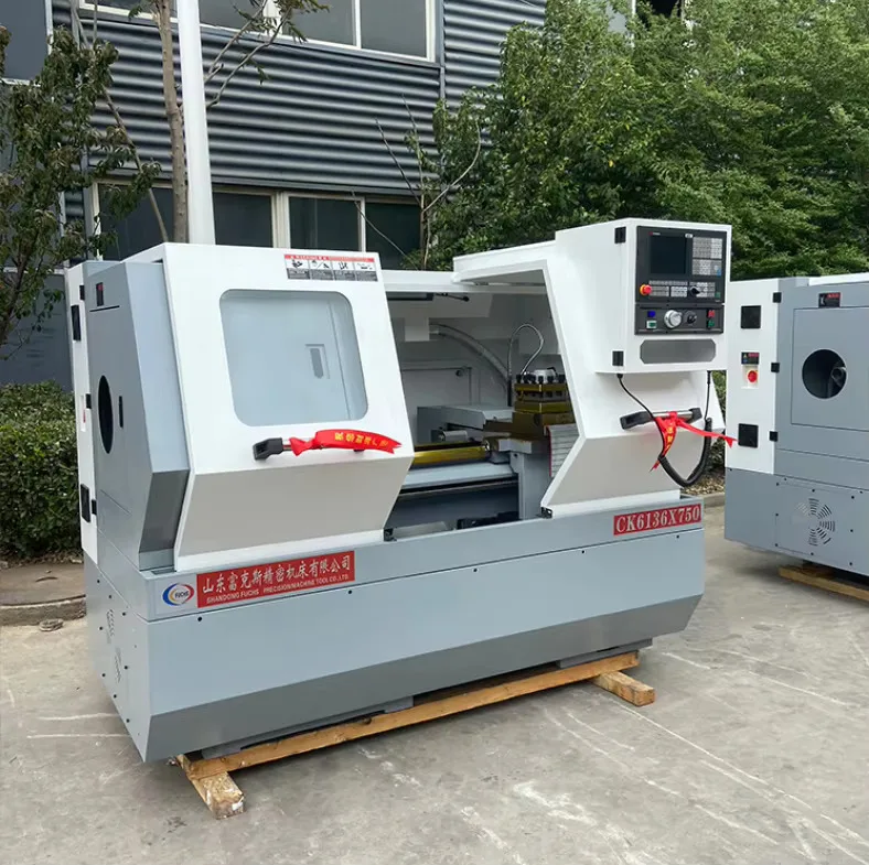 Mini High-Speed Chunk Ck6136 750Mm Small Cnc Lathe