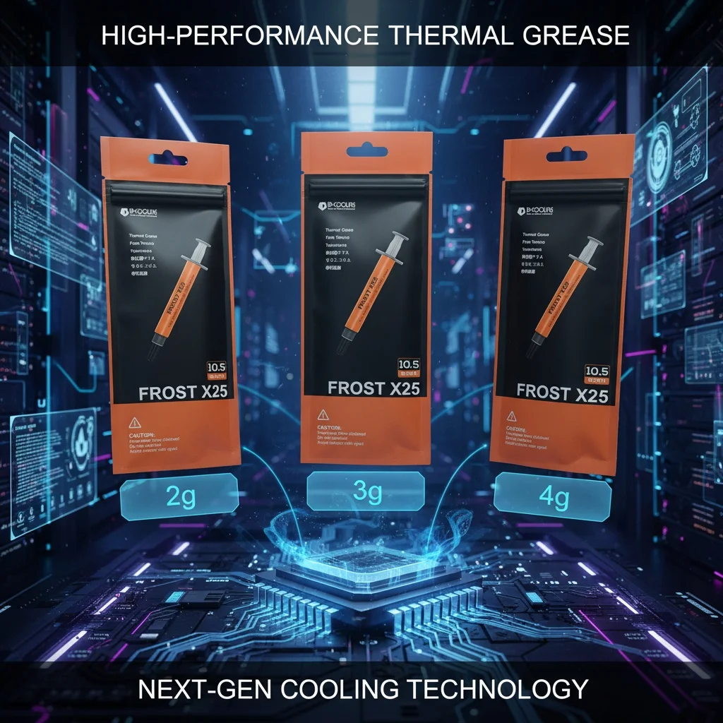 ID-COOLING FROST X25X05 2g 3g 4g شحم حراري 10.5W/m.k وحدة المعالجة المركزية تبديد الحرارة تبريد شحم السيليكون معجون حراري