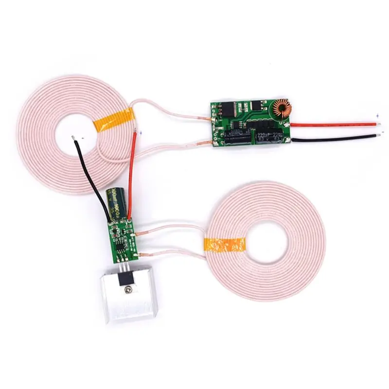 B76B 36W DC 12V 3A Wireless Power Module Coil Induction Receive Transmitter for DIY Wireless Charging