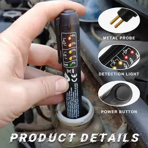 1PC Brake Fluid Tester High Precision Portable Use Safety Quality Assurance OBD2 Brake Oil Detector Test Pen Oil Test Pen